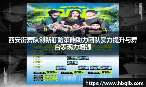 西安街舞队创新盯防策略助力团队实力提升与舞台表现力增强